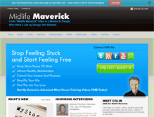 Tablet Screenshot of midlifemaverick.com